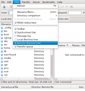 filezilla lookin good