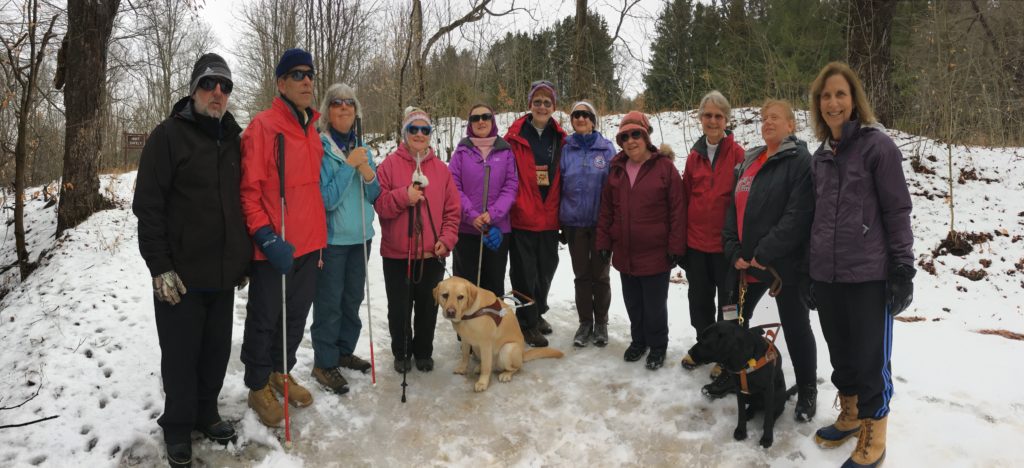 In photo. The hiker's group photo. You know who you are. Show your friends. Out of photo. 